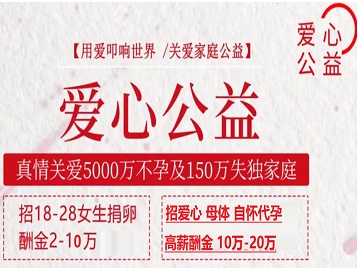 潍坊捐卵助孕生子 爱心志愿者招募